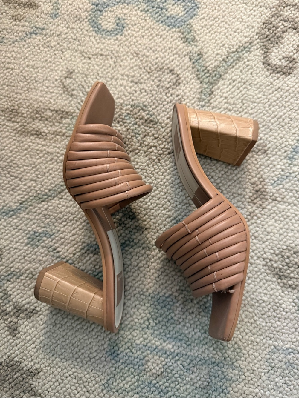 Dolce Vita Tan Block Heel - Picture 5 of 9